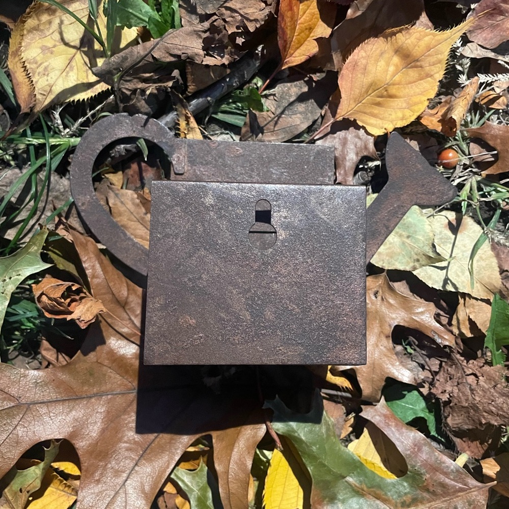 Rustic Metal Candle Holder